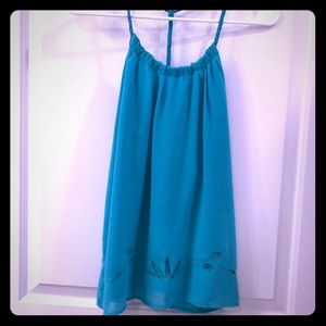 Teal tank top